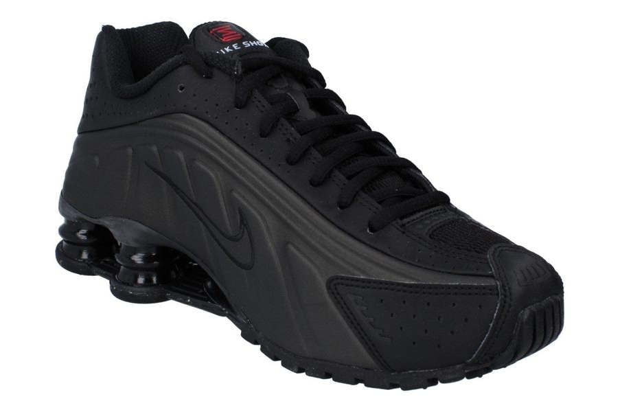 Nike Shox R4 Mens Trainers Hq1988 Shoes  001 - Black Black Black 001 - Photo 3