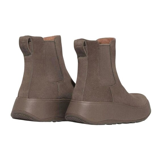 Fit Flop Womens/Ladies F-Mode Suede Flatform Chelsea Boots - Grey
