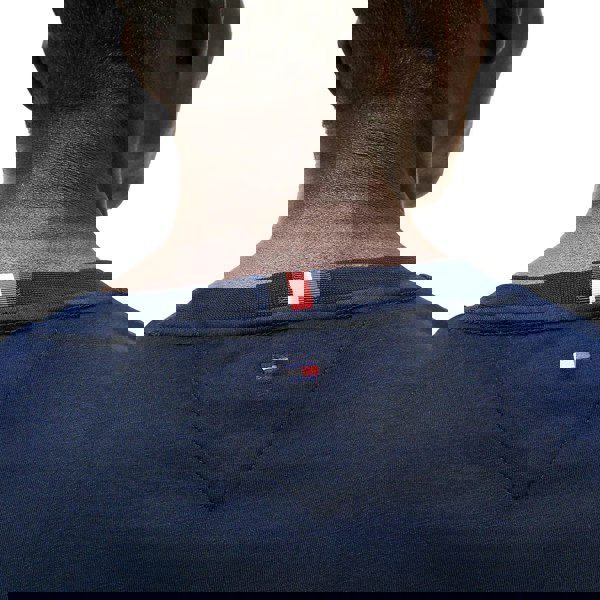 Tommy Hilfiger Slim Knit Tipped T-Shirt Navy Blue