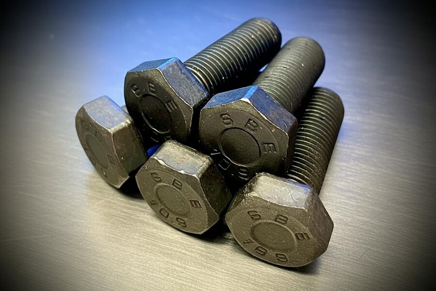 Fixaball Fine Pitch Hex Set Bolt High Tensile 10.9 Self Colour