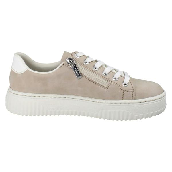 Rieker Womens Rieker Platform Lace Up Trainers With Side Zip  N9920
