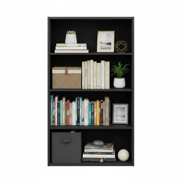 WALPLUS Sturdy Pasir 4-Tier Open Shelf, Espresso for Home Office - SKU 11209EX