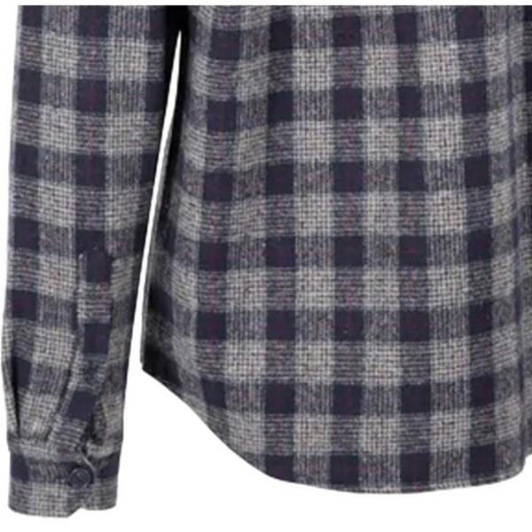 Trespass Mens Portlaw Checked Long-Sleeved Shirt - Grey/Blue - 