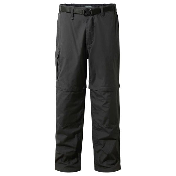 Craghoppers Men's Kiwi Convertible Trousers - Black Pepper