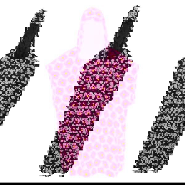 Regatta Girls Orla Kiely Spinning Flower Towelling Robe - Morello