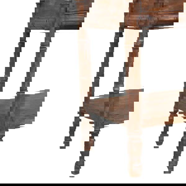 Artisan Furniture Solid Wood Bamboo Carved Bedside Table