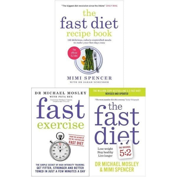 The Fast Diet Fast Exercise 3 Books Set (Fast Exercise, The Fast Diet & The Fast Diet Recipe Book)