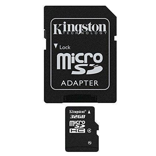 32GB KINGSTON Micro SDHC Memory card with SD Reader Adapter TF MicroSD For Mobile Phones Cameras