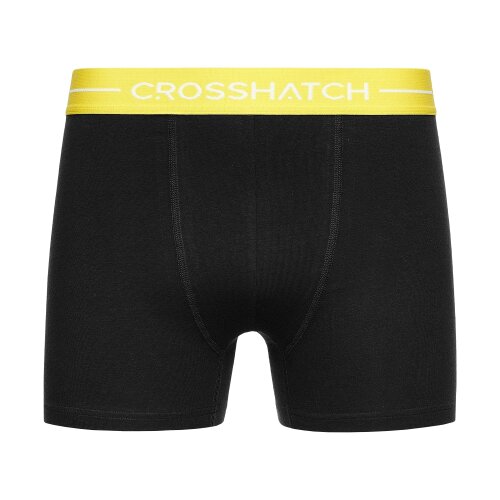 Crosshatch Mens Astral Boxer Shorts (Pack of 12) - Black
