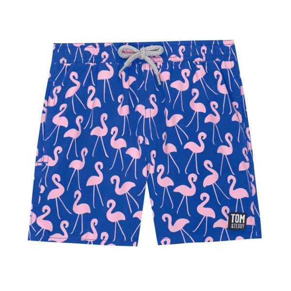 Tom & Teddy Rose Flamingos