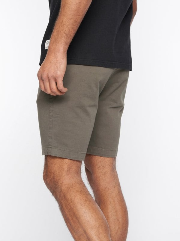 Duck and Cover Moreshore Chino Shorts Olive