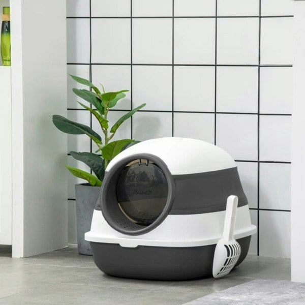 Extra Large Hooded Cat Litter Box Living and Home
