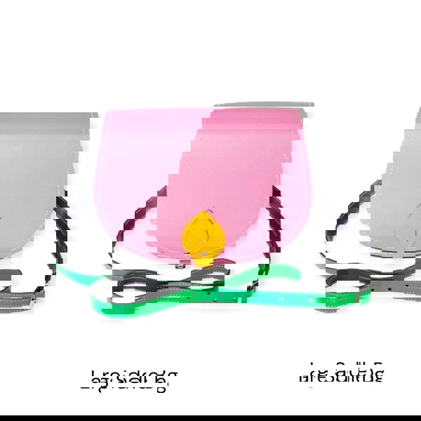 Zatchels Handmade Leather Saddle Bag - Classic Kaleidoscope