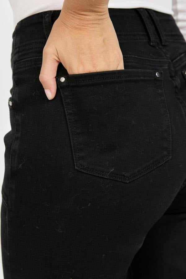 Mudflower Square Pocket Wide Leg Jeans