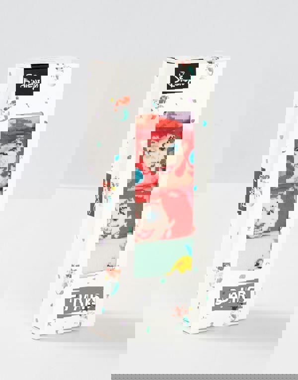 Disney The Little Mermaid Girls Multicoloured Ariel Calf Socks Set of 5