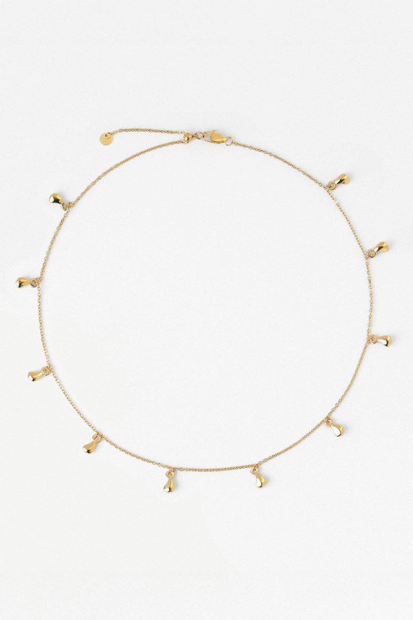 Elk & Bloom Dream Drop Chunky Teardrop 14K Gold Choker Necklace