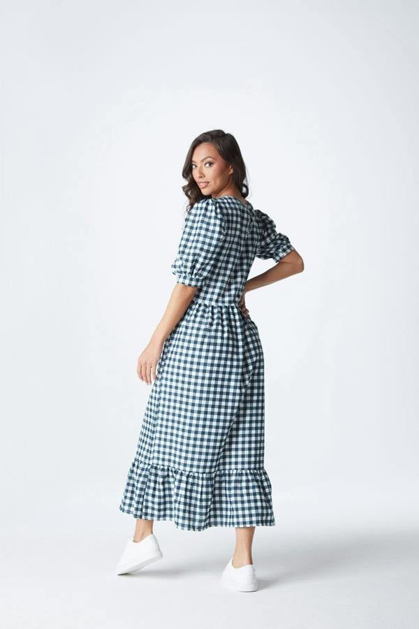 Urban Bliss Brittany Check Smock Dress