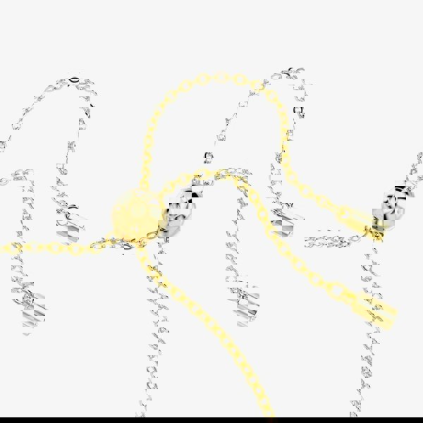 Swarovski Matrix Gold Tone Plated Caramel Zirconia Tennis Bracelet 5730699