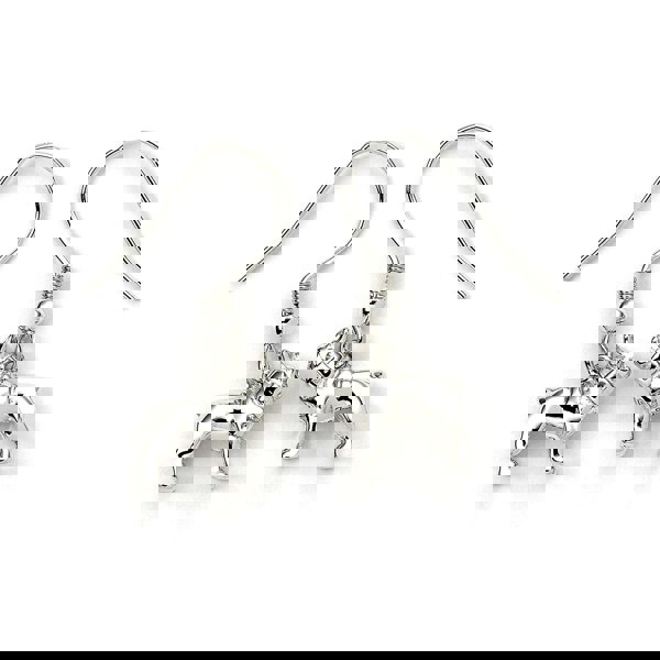 French Bulldog Silver Earrings - MYLEE London