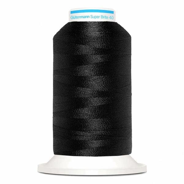 Gutermann Super Brite Polyester 40 Embroidery Thread 1000m Polyester Thread Suitable For Embroidery