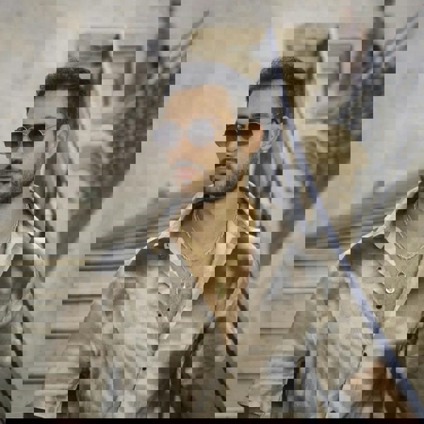 De-Gamme Napoli - Retro Rectangle Polarized Sunglasses