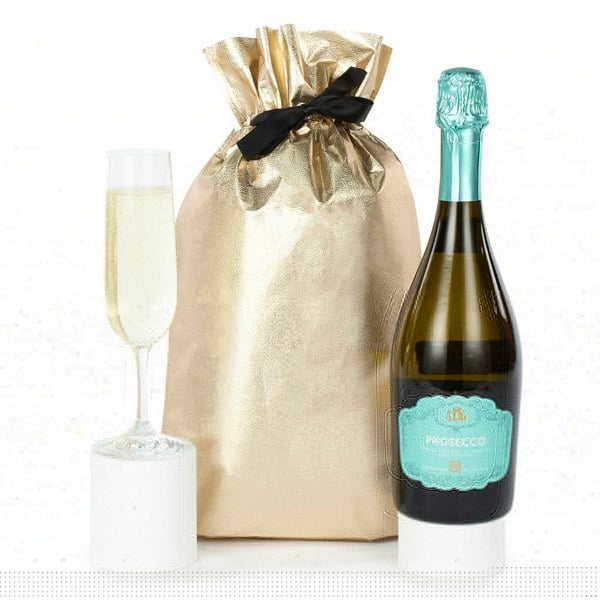 Virginia Hayward Bottle of Bubbly Christmas Gift - Prosecco Wine Gift