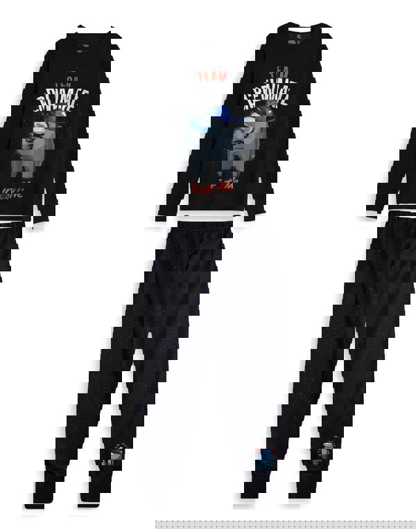 Among Us Boys Multicoloured Character Multi-Pack of 2 Long Sleeve Long Leg Pyjama Set