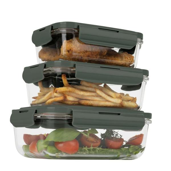 3 Pcs Container Set Berlinger Haus BH8791 | Green