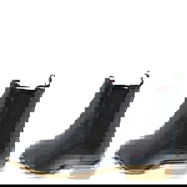 Frank James Bromley Leather Ankle Chelsea Pull On Mens Boots