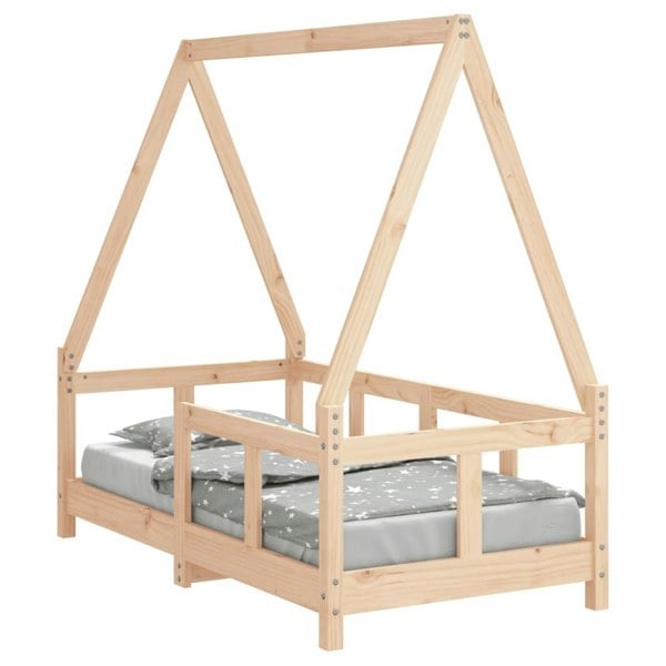 Berkfield Kids Bed Frame 70x140 cm Solid Wood Pine