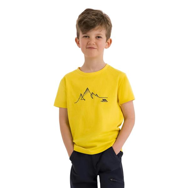 Trespass Boys Attie Quick Dry Jersey - Yellow - 