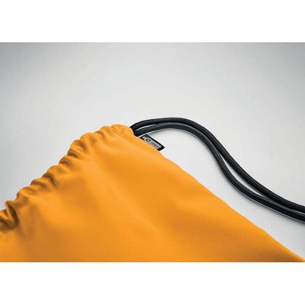 MidOcean Night Large RPET Drawstring Bag - Orange - 