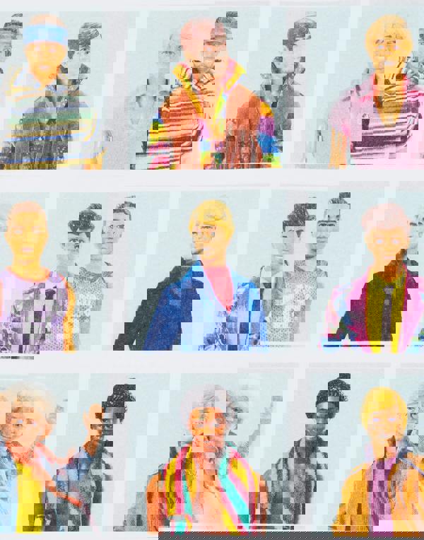 Barbie Mens White Ken Serving Lewks Short Sleeved T-Shirt