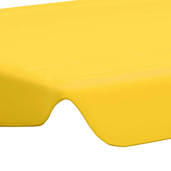 Berkfield Replacement Canopy for Garden Swing Yellow 188/168x110/145 cm
