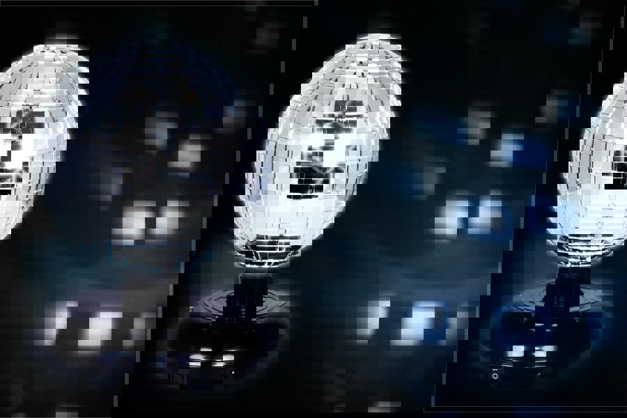 FX Lab Cheetah 6" Mirror Ball And Led