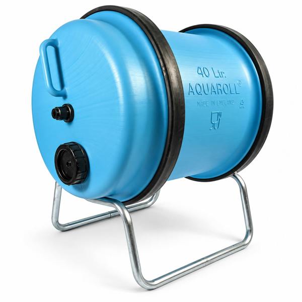 Aquaroll 40L Water Carrier Stand Metal Support for Caravan Camping