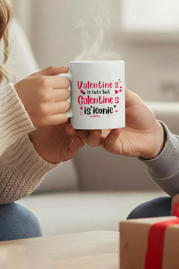 Dyzi Valentine’s Is Cute But Galentine’s Is Iconic Printed Mug