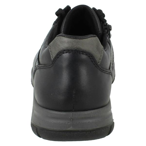 Rieker Mens Rieker TEX Zip Detailed Extra Wide Lace Up Shoes 03607