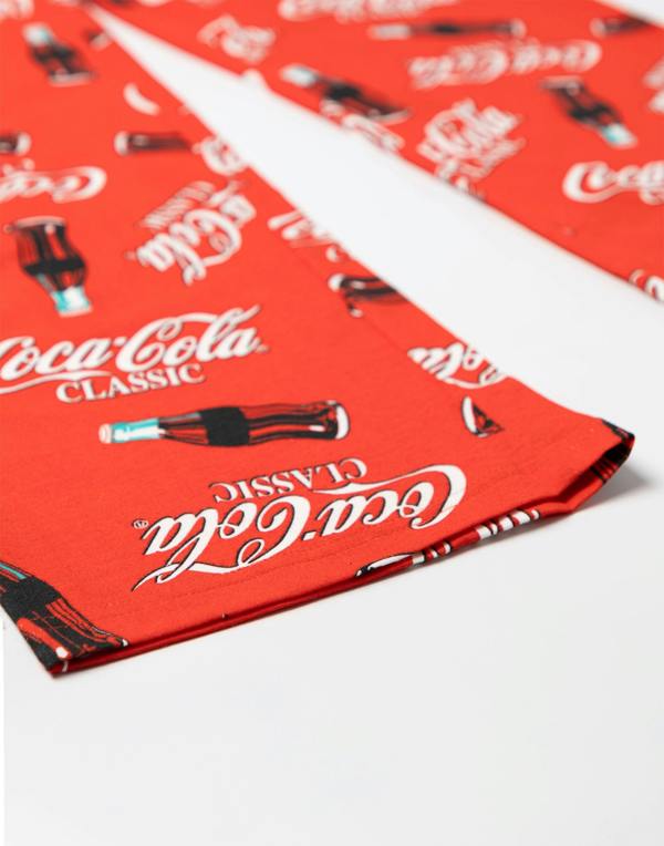 Coca Cola Mens Red Logo Lounge Pants