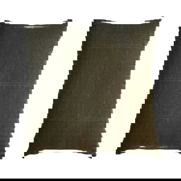 Artisan Furniture Quinn Cushion Set of 2 - Green Olive Tartan & Green Velvet