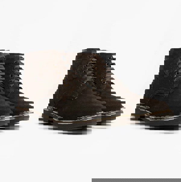 Popps RANGER Mens Desert Boots Dark Brown