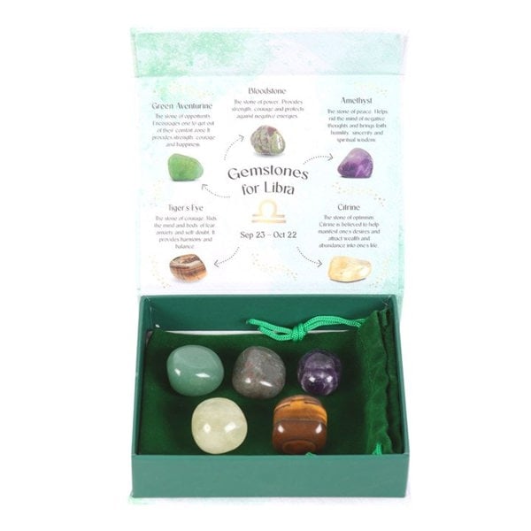 Serano Libra Crystal Tumblestone Set
