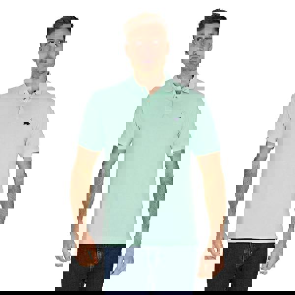 Raging Bull Mens Classic Organic Polo Shirt - Apple Green - 