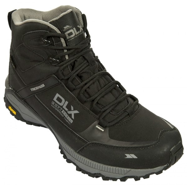 Trespass Mens Renton Waterproof Walking Boots - Black