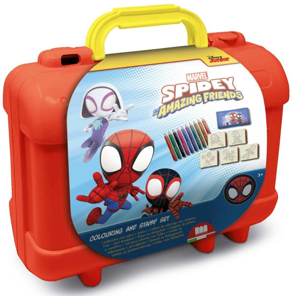 Spidey & Friends Travel Set by Multiprint – Kids Activity & Craft Set