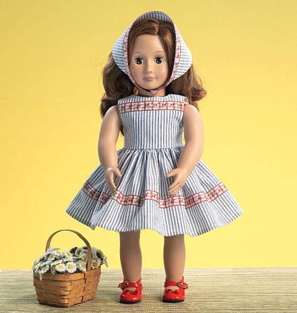 McCalls 7266 Paper Sewing Pattern – Doll Clothes, Easy