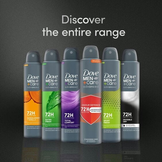 Dove Men+Care Anti-Perspirant Advanced Invisible Dry 72H Protect Deo, 30x200ml