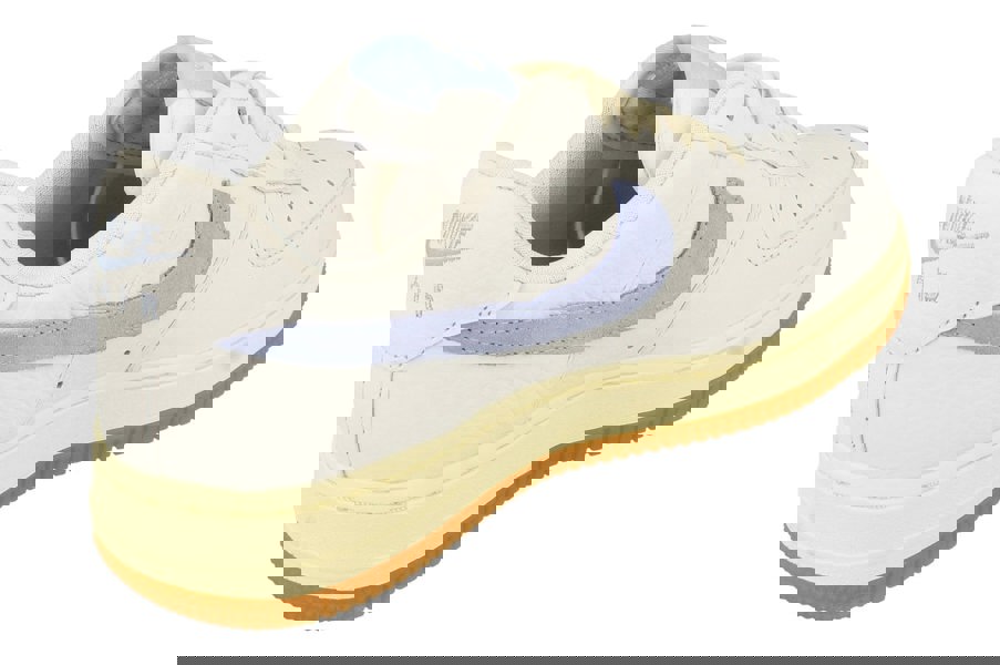 Nike Air Force 1 07 Womens Trainers Fd9867  100 - White Cobalt Bliss Alabaster 100 - Photo 2