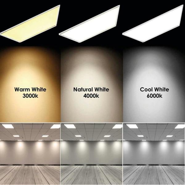 ENER-J 40W LED Backlit Panel Ceiling Lights 1200x300 MM 6500K, Day White, 120x30 cm Rectangular Light for Indoor Lighting | Pack of 6