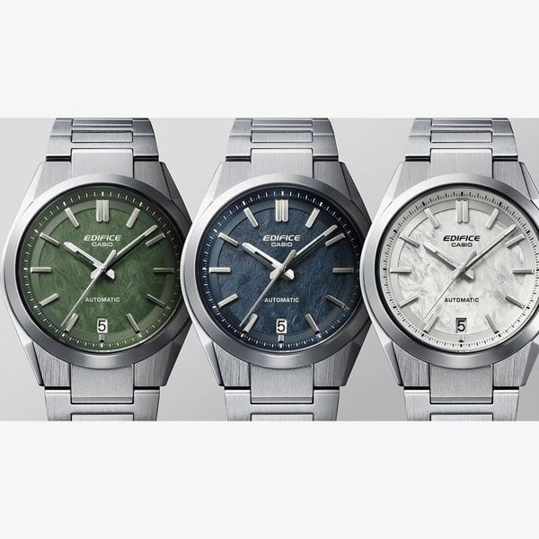 Casio Mens Edifice White Automatic Bracelet Watch EFK-100D-7AER